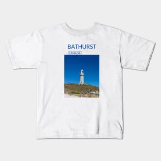 Bathurst New Brunswick Canada Souvenir Lighthouse Gift for Canadian Canada Day Present Souvenir T-shirt Hoodie Apparel Mug Notebook Tote Pillow Sticker Magnet Kids T-Shirt